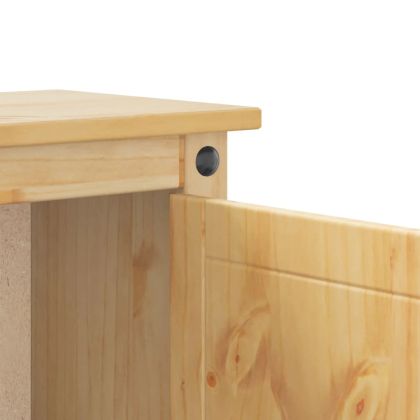 Шкаф за пералня за баня "Corona" масивна борова дървесина