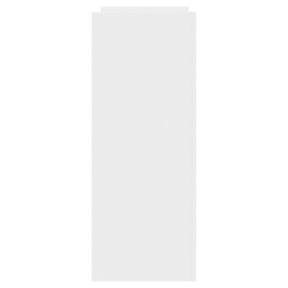 Конзолна маса, бяла, 100x35x90 см, инженерно дърво