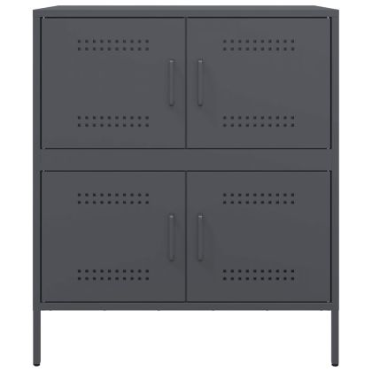 Бюфет, антрацит, 68x39x79 см, стомана