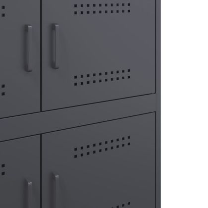 Бюфет, антрацит, 68x39x79 см, стомана