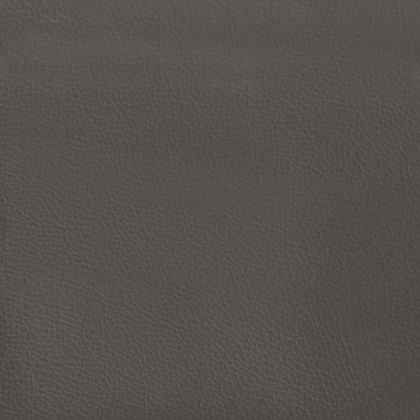 Кресло с табуретка, сиво, 60 см, изкуствена кожа