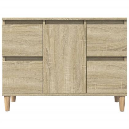 Шкаф за мивка, дъб сонома, 80x33x60 см, инженерно дърво