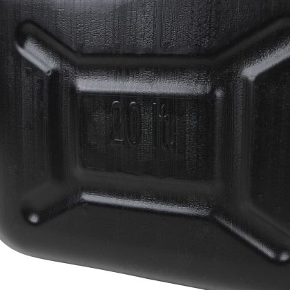 Туба за гориво с гъвкав накрайник 3 бр черна 20 л пластмаса