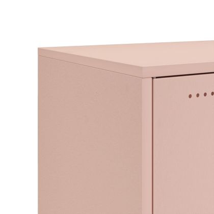 Бюфет, розов, 100,5x39x72 см, стомана