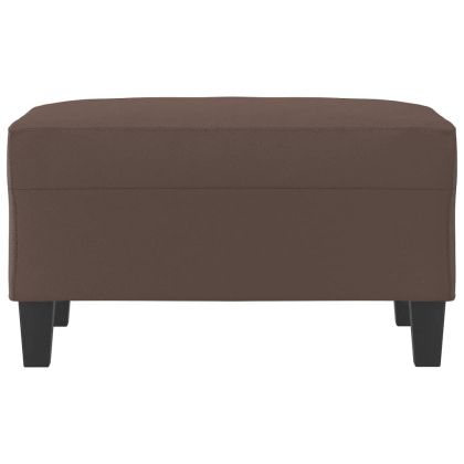 Табуретка, кафява, 70x55x41 см, изкуствена кожа