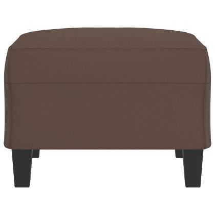 Табуретка, кафява, 70x55x41 см, изкуствена кожа