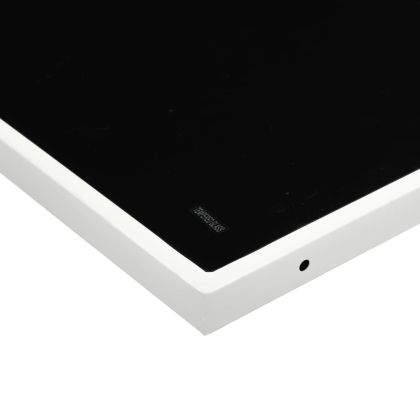 Градински комплект от 17 части, с възглавници, бял, текстилен