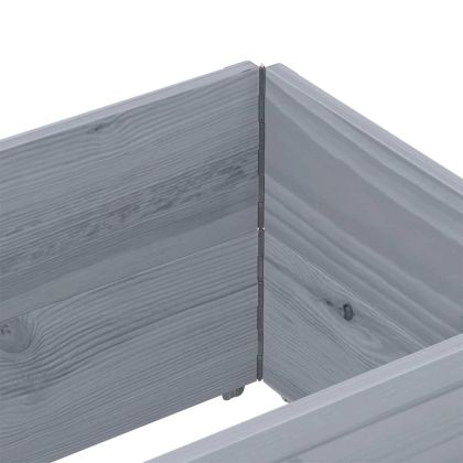 Палетни страници, сив, 2 бр, 150x50 см, борова дървесина масив