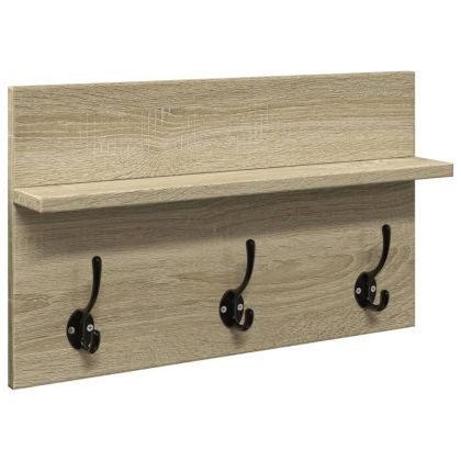 Комплект от 4 части мебели за антре, дъб сонома инженерно дърво