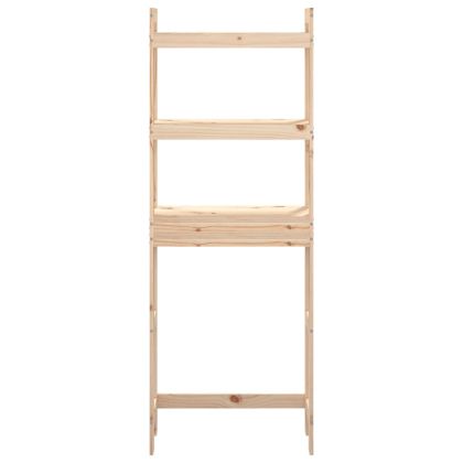 Етажерка за тоалетна, 63x26x171 см, масивна борова дървесина