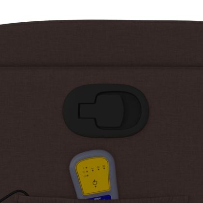 Масажен наклоняем стол, тъмнокафяв, текстил