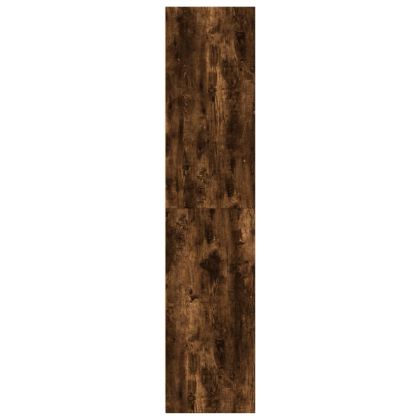 Висок шкаф, опушен дъб, 30x41x185 cm, инженерно дърво