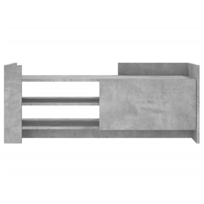 ТB шкаф, сив, 100x35x40 см, инженерно дърво