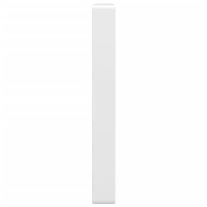 Рафтови скоби за мивка, 2 бр, бял, правоъгълни, стомана