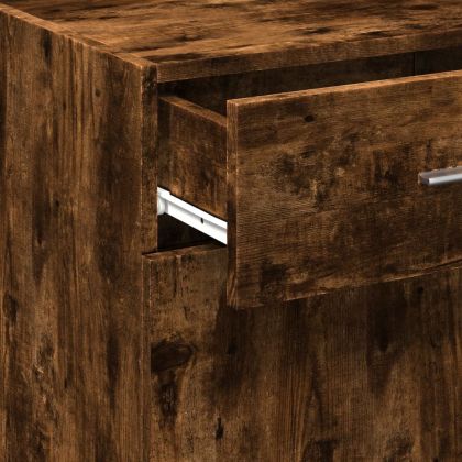 Бюфет, опушен дъб, 45x42,5x93 см, инженерно дърво