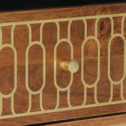 Нощно шкафче 50x33x62 см мангово дърво масив