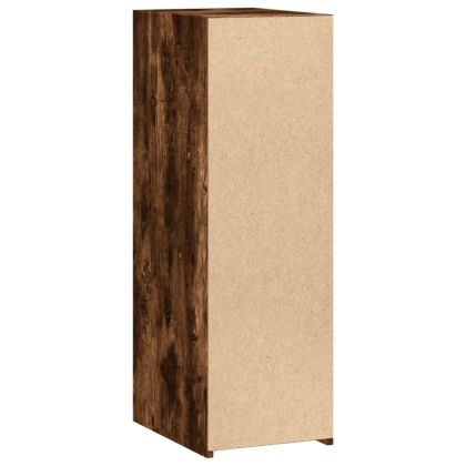 Бюфет, опушен дъб, 30x41x93 см, инженерно дърво