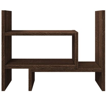 Органайзер за бюро, кафяв дъб, 38,5x17x39 см, инженерно дърво