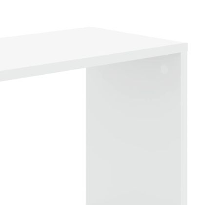 Библиотека 5 рафта бяла 45x23,5x162,5 см инженерно дърво