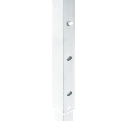 Сгъваема парти палатка със странични стени, бяла, 3x6 м