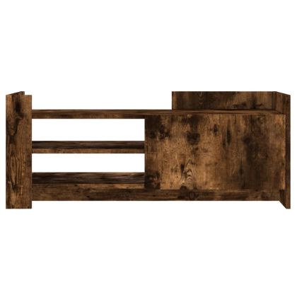 ТB шкаф, опушен дъб, 100x35x40 см, инженерно дърво