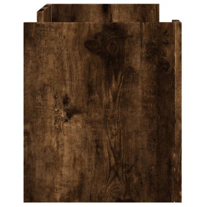 ТB шкаф, опушен дъб, 80x35x40 см, инженерно дърво