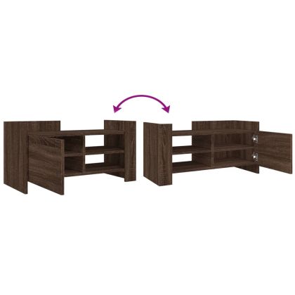 ТВ шкаф, сонома дъб, 80x35x40 см, инженерно дърво