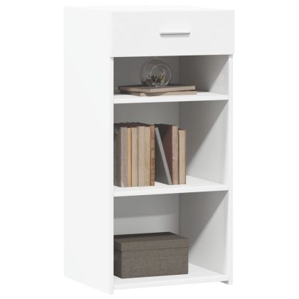 Бюфет, бял, 45x42,5x93 см, инженерно дърво