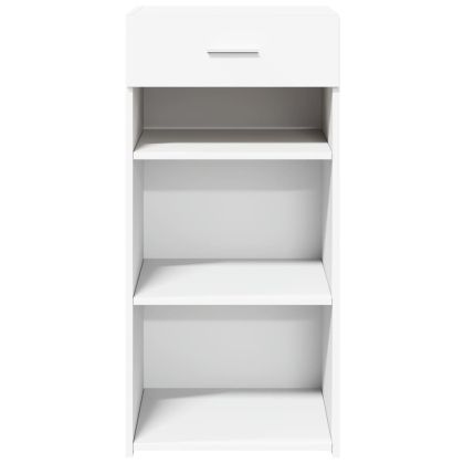 Бюфет, бял, 45x42,5x93 см, инженерно дърво