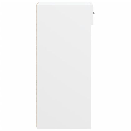 Бюфет, бял, 45x42,5x93 см, инженерно дърво