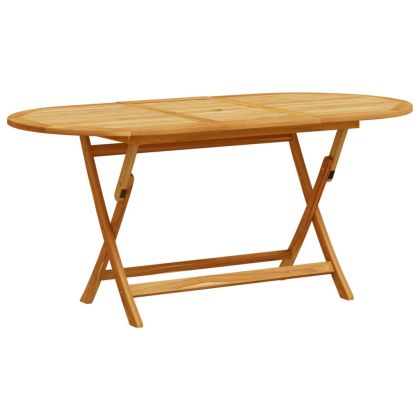 Градински трапезен комплект, 7 части, акация масив и textilene