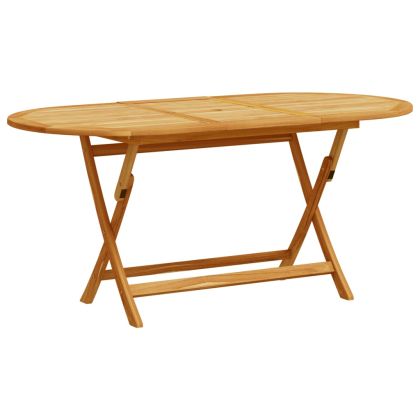 Градински трапезен комплект, 9 части, акация масив и textilene