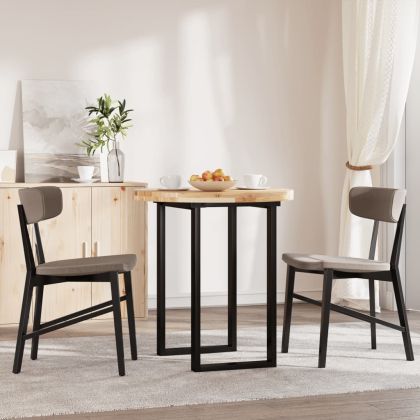 Плот за маса, кръгъл, Ø70x4 см, акациево дърво масив