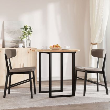 Плот за маса, кръгъл, Ø80x2 см, акациево дърво масив