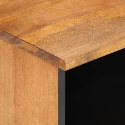 ТВ шкаф, 80x33x46 см, мангово дърво масив