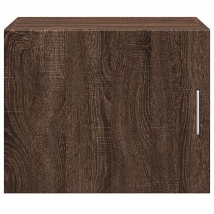 Стенен шкаф, кафяв дъб, 50x42,5x40 см, инженерно дърво