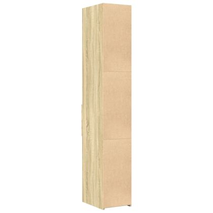 Висок шкаф, сонома дъб, 30x42,5x185 см, инженерно дърво