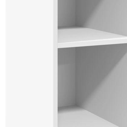 Бюфет, бял, 30x41x93 см, инженерно дърво