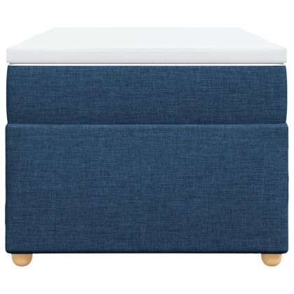 Боксспринг легло с матрак, синя, 90x190 см, плат