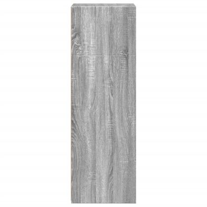 Висок шкаф, сив сонома, 45x41x124 см, инженерно дърво