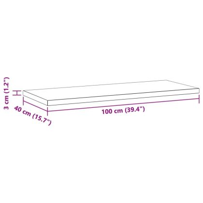 Стенни рафтове 2 бр 100x40x3 см черни неръждаема стомана