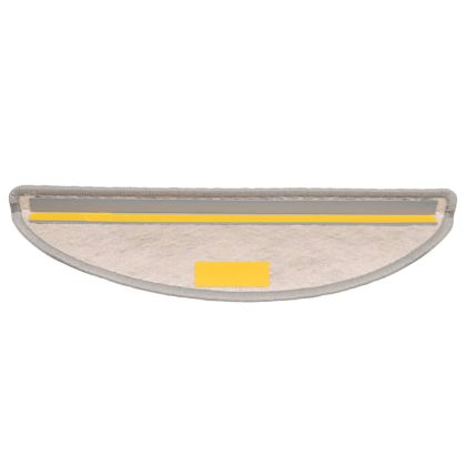 Самозалепващи стелки за стълби сизал 15 бр 56x17x3 см платина