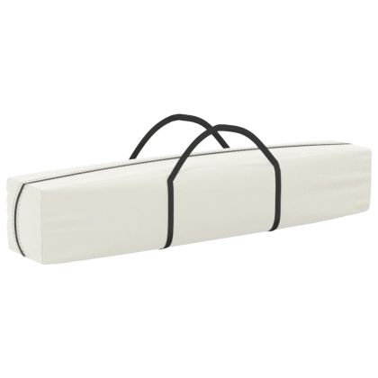 Сгъваема парти шатра, кремава, 3x6 м