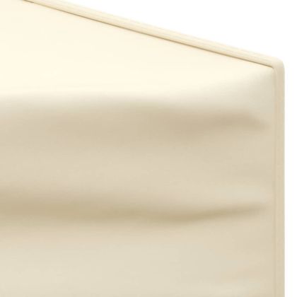 Сгъваема парти палатка със странични стени, кремава, 2x2 м