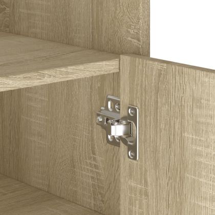 Сайдборд, дъб сонома, 45x35x75 см, инженерно дърво