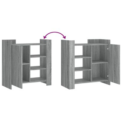 Сайдборд, сив сонома, 73,5x35x75 см, инженерно дърво
