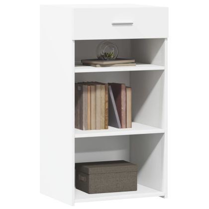 Бюфет, бял, 50x42,5x93 см, инженерно дърво