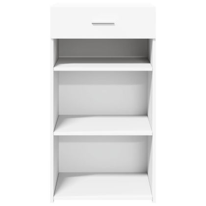 Бюфет, бял, 50x42,5x93 см, инженерно дърво