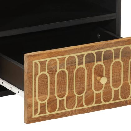 Маса за кафе, 80x54x40 см, мангово дърво масив