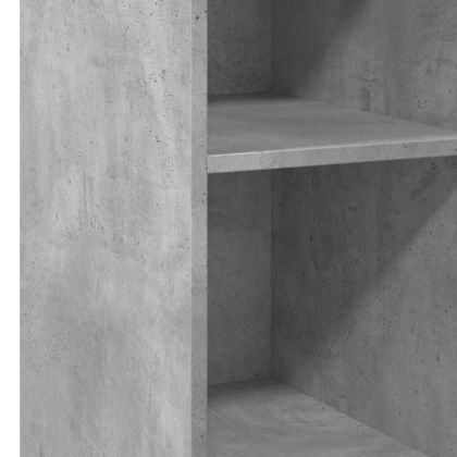 Бюфет, бетонно сив, 30x41x93 см, инженерно дърво